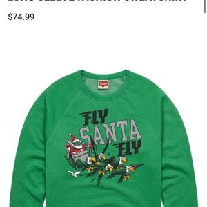 Dr. Seuss Green Fly Santa Fly Sweatshirt
